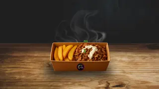 Doner Box de vita-berbecut
