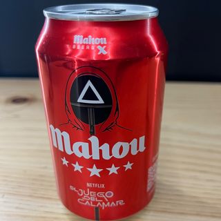 Lata mahou 5 estrellas 