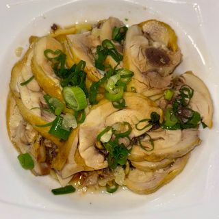 Pollo a la cebolleta