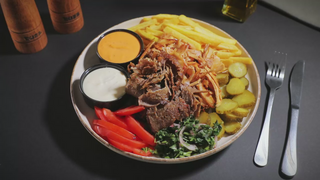 Shaorma la farfurie mixtă