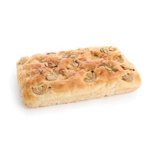 Focaccia De Salmón Con Rúcula Y Queso Crema