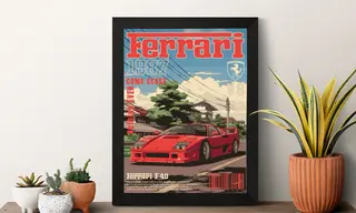 პოსტერი(ferrari rad 1987)