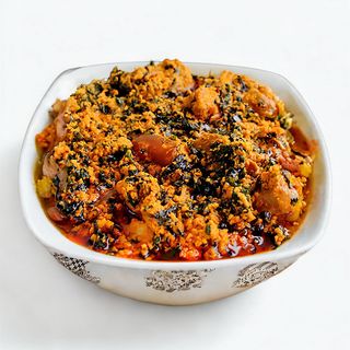Egusi and swallow