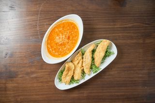 Filetes de Peixe Galo c/ Arroz de Tomate