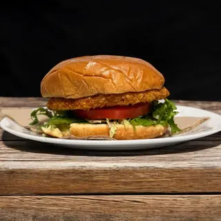 Hambrugesa de pollo crujiente