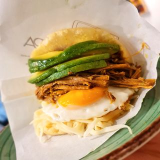 Arepa super pelúa 