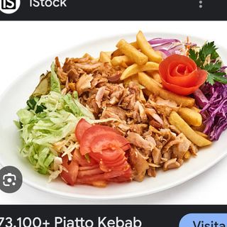 Menù piatto kebab