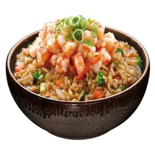 arroz frito con gambas