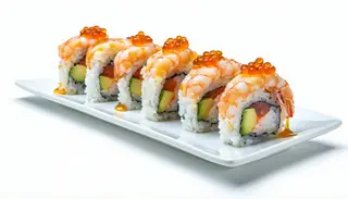 Uramaki amaebi speciale roll