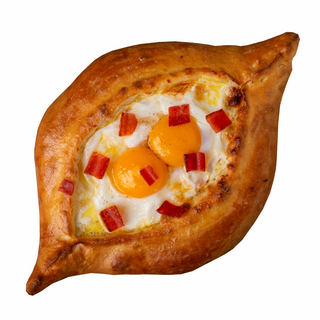 Աջարական խաչապուրի բաստուրմայով