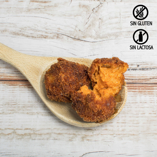 Croquetas de bacalao al ajoarriero (2 uds.)