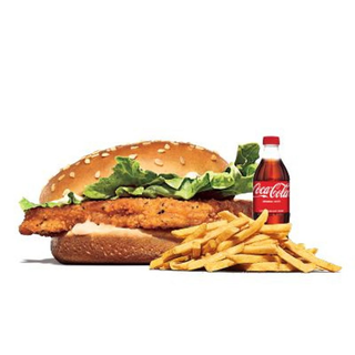 Chicken Burger Meal-Large