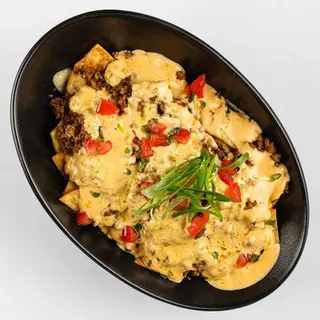 Beef nachos