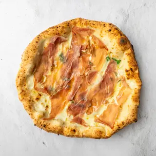 Pizza Prosciutto gorgonzola e pere