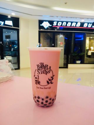 Rose Milk Tea Boba