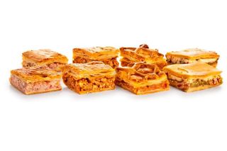 Bandeja dados de empanada surtida 12 uds