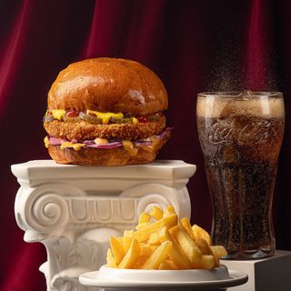 Комбо з бургером з курячою котлетою