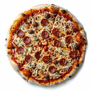 Bufala, porcini e salsiccia