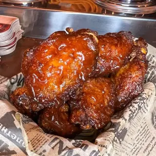 Alitas De Pollo Con BBQ