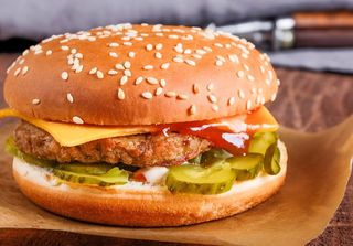 Чізбургер з куркою 340 гр