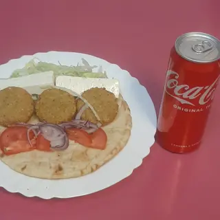 Menu Pita falafel