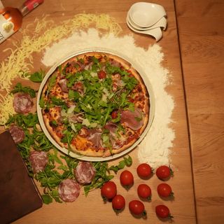Pizza Prosciutto Crudo e Rucola  FAMILY 1100g