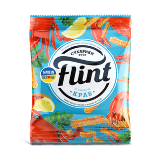 Сухарі Flint Краб 110г