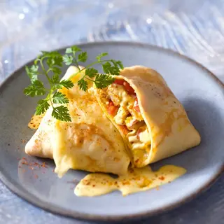 Crêpe Poulet Au Champignons