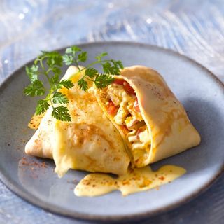 Crêpe Poulet Au Champignons