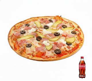 Пица Асти (голяма) + Coca-cola