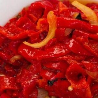 Ración Pimientos Asados Cebolla