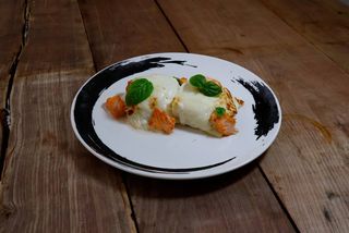 Crespelle losos i tikvice