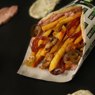 ვეგეტარიანული გირო, ტარტარის სოუსით (საფირმო სოუსი კრემყველით)