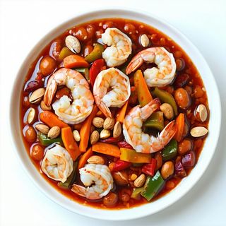 40. Gamberi salsa chili