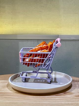 Батат фрі з пармезаном