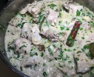 Beef white korma