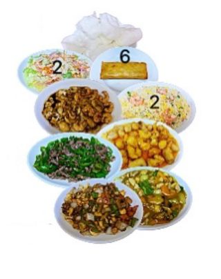 Menú especial para seis  personas