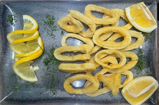 Калмари пане