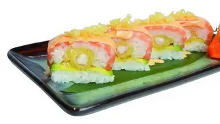 149. Salmon sushi press