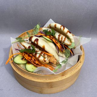 Bao z kurczakiem w sosie Teriyaki