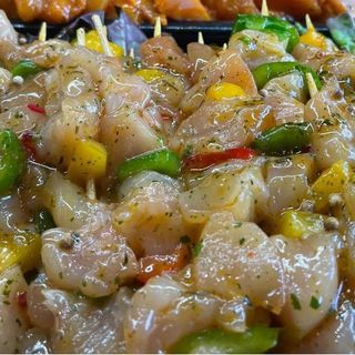 Brochette De Poulet Mariné