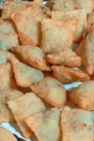 Kit 6 pastéis de carne com queijo 