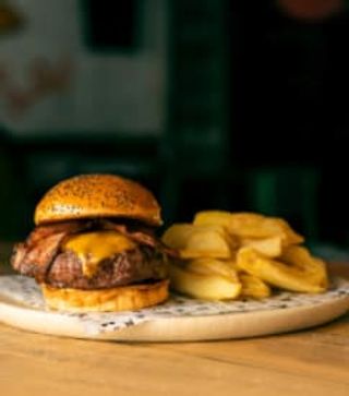 Hamburguesa Bacon Y Queso 