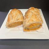 Bocadillo Caliente De Berenjena Rebozada