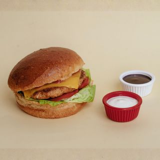 Grill Chicken Cheesy Burger