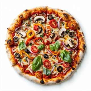 Pizza mezzo metro margherita