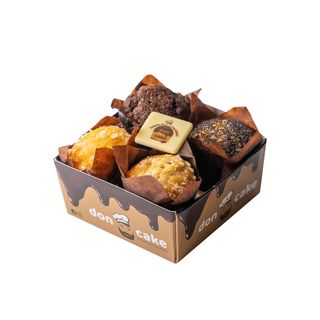 Vaschetta mini muffin al cioccolato 4 pz 