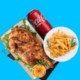 Plato Combinado De Medio Pollo