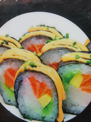 Uramaki De Spicy Futo Salmon(5 Uds.)