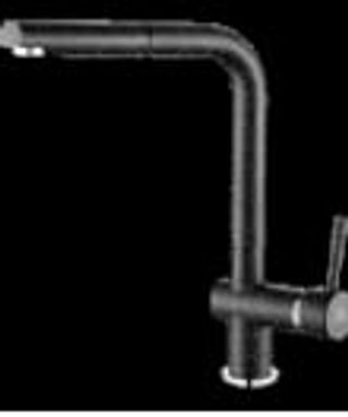 Česma za sudoperu  crna  sa  izvlačnim tušem  BLZ 769D